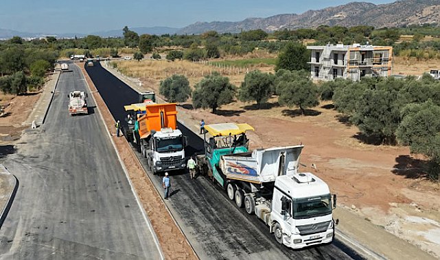 Aydın Kızılçay Bulvarı’nda asfalt çalışması başladı