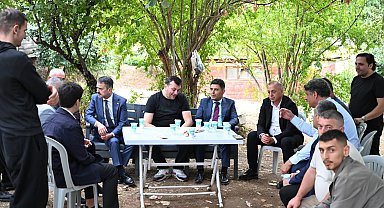 Bakan Yardımcısı Boyraz ve Vali Aktaş’tan Ali Keskin’e taziye ziyareti