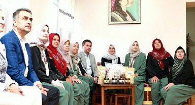 Başkan Aydın Yiğitali’de üretici kadınlarla ve vatandaşlarla buluştu