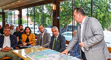 Başkan Dutlulu, Evrenos Sanayi Bölgesi’ndeki sanayicilerle buluştu