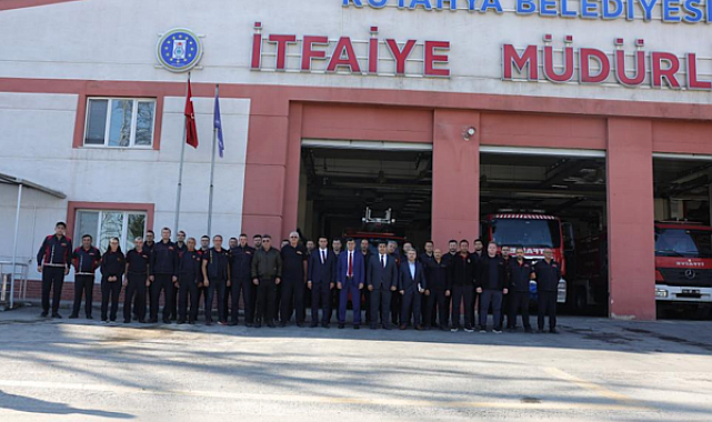 Başkan Kahveci itfaiye personeliyle buluştu