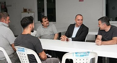 Başkan Kotan’dan akşam vardiyasındaki personele ziyaret