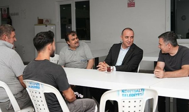 Başkan Kotan’dan akşam vardiyasındaki personele ziyaret