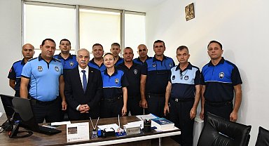 Başkan Özcan, Keşan Belediyesi Zabıta Müdürlüğü'nü ziyaret etti