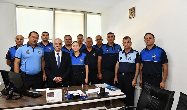 Başkan Özcan, Keşan Belediyesi Zabıta Müdürlüğü'nü ziyaret etti