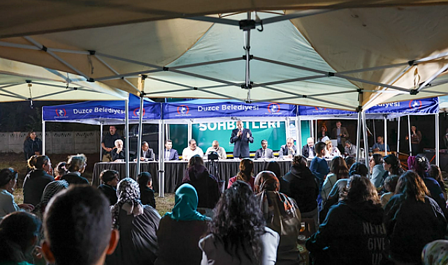 Başkan Özlü, Akpınar sakinlerinin taleplerini dinledi