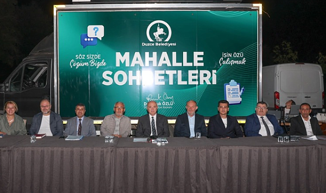 Başkan Özlü, Kirazlı Mahallesi sakinleriyle bir araya geldi