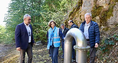 Başkan Ünlüce, Kalabak Suyu'nun kaynak alanlarında incelemeler yaptı
