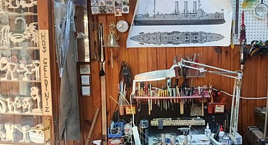 Beyoğlu'nun 50 yıllık maket gemi ustası