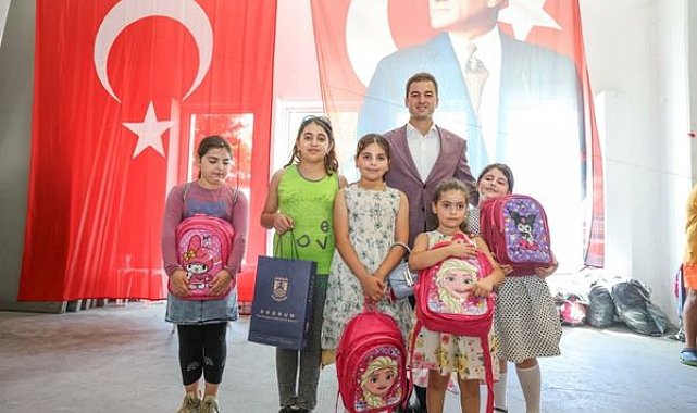 Bodrum Belediyesi 1250 öğrenciye kırtasiye ve burs desteği sağladı