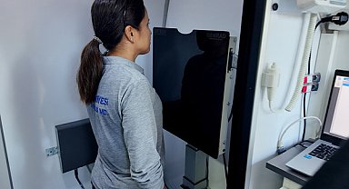 Bodrum'da 400 saha çalışanına sağlık taraması yapıldı