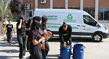 Buca’da 120 bin litreden fazla bitkisel atık yağ geri dönüştürüldü