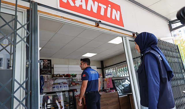Buca’da okul kantinlerinde denetim yapıldı