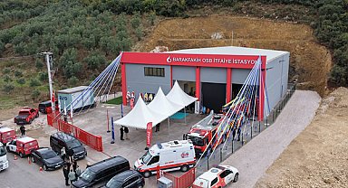 Bursa’da 32’nci itfaiye istasyonu BOSAB’da hizmete alındı