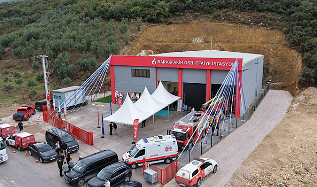 Bursa’da 32’nci itfaiye istasyonu BOSAB’da hizmete alındı