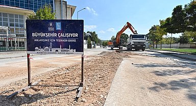 Bursa'da Kayapa TOKİ’ye yeni yağmur suyu hattı