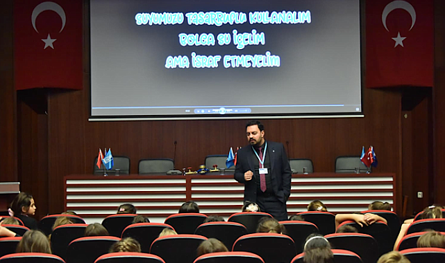 Bursa'da öğrencilere su tasarrufu ve bilinçli kullanım eğitimi veriliyor