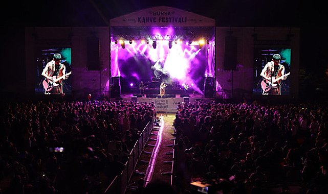Bursa Kahve Festivali'nde kahve ve müzik etkinlikleri düzenlendi