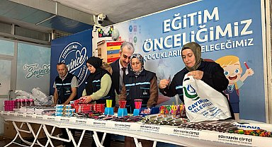 Çayırova'dan öğrencilere kırtasiye desteği 