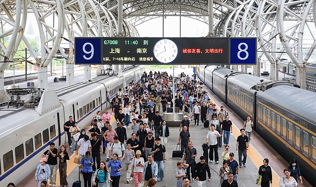 Çin’de Güz Ortası ve Milli Bayram döneminde 284 milyon tren yolculuğu bekleniyor