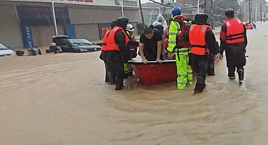 Çin'in Fujian eyaletinde Tayfun Saudel nedeniyle 599 bin kişi tahliye edildi