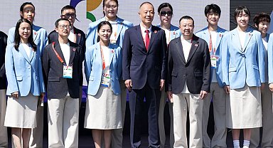 Çin kafilesi Aichi-Nagoya Asya Oyunları’nda törenle karşılandı