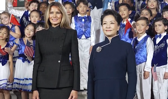Çin ve ABD first lady'leri Asya Sanatı Ulusal Müzesi'ni ziyaret etti