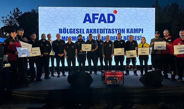 Çorlu Belediyesi Arama Kurtarma Ekibi Bolu’daki kampta iki derece elde etti