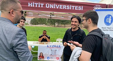 Çorum Belediyesi üniversite öğrencilerini kampüste karşılıyor