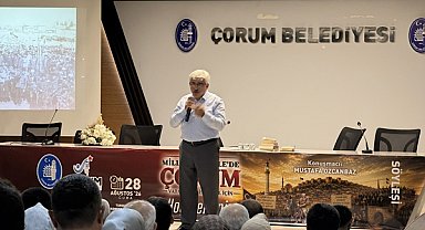 Çorum’da “Milli Mücadele’de Çorum” söyleşisi düzenlendi