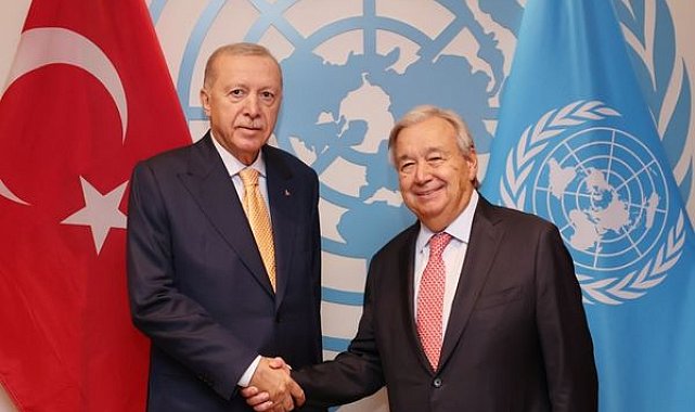 Cumhurbaşkanı Erdoğan, Guterres ile görüştü