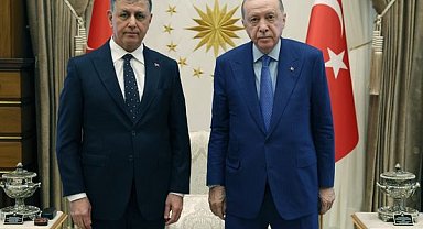 Cumhurbaşkanı Erdoğan, İzmir Büyükşehir Belediye Başkanı Tugay’ı kabul etti