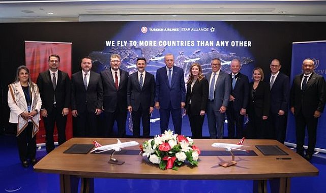 Cumhurbaşkanı Erdoğan, THY ile Boeing arasındaki anlaşma törenine katıldı