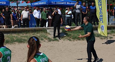 Derince’de Plaj Voleybolu Turnuvası başladı