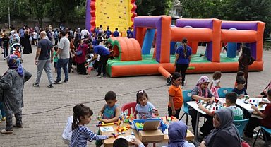 Diyarbakır’da çocuklar spor şenliğinde buluştu