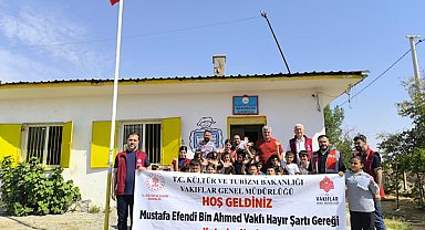 Diyarbakır'da kırsal bölgelerde öğrenim gören çocuklara eğitim desteği sağlandı
