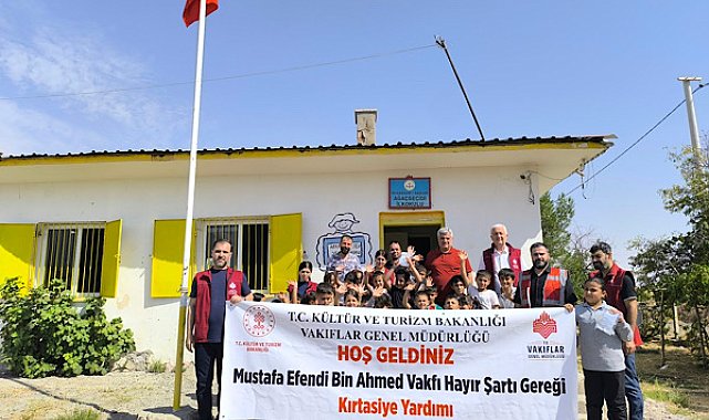 Diyarbakır'da kırsal bölgelerde öğrenim gören çocuklara eğitim desteği sağlandı