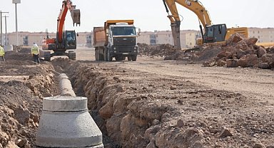 Diyarbakır Kayapınar’da 4 bin metre yağmur suyu hattı döşeniyor