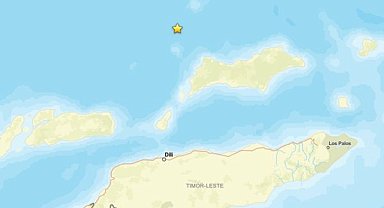 Doğu Timor'da deprem