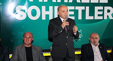 Düzce Belediye Başkanı Özlü, Yeşiltepe sakinleriyle mahalle sohbetinde buluştu