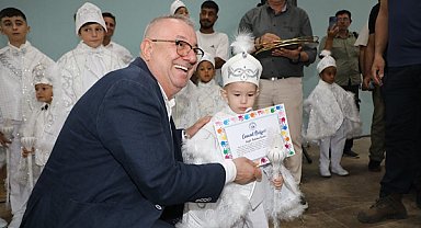 Edremit'te 33 çocuğun sünneti için şölen düzenlendi