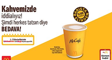 Ekim’de kahveler yine McDonald’s Türkiye’den