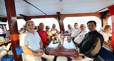 Gaziler ve aileleri Marmaris’te mehtap turunda buluştu