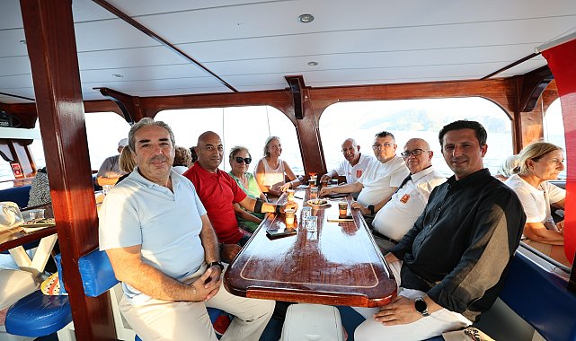 Gaziler ve aileleri Marmaris’te mehtap turunda buluştu