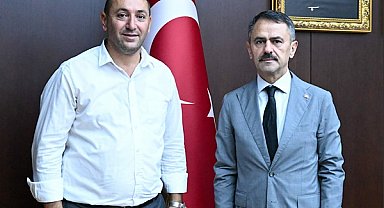 Gebze Cumhuriyet Mahalle Muhtarı Kıldacı, Vali Aktaş’ı ziyaret etti