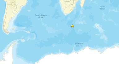 Güney Afrika açıklarında deprem