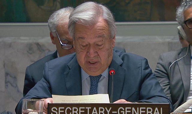 Guterres: Küme bombaları sivilleri ayrım gözetmeksizin öldürüyor ve yaralıyor