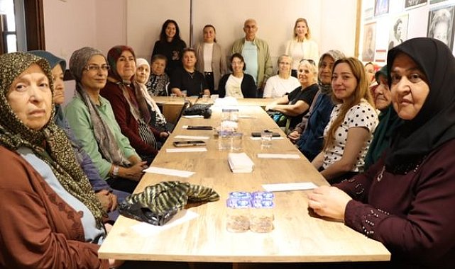 Hacı Hasanlı kadınlar Kadın Kadına Konak Buluşması’nda bir araya geldi
