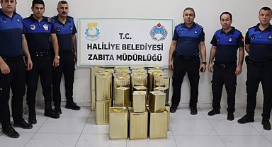 Haliliye’de 875 kilo sade yağa el konuldu