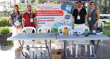 Halk Sağlığı Haftası kapsamında ücretsiz sağlık taraması yapıldı